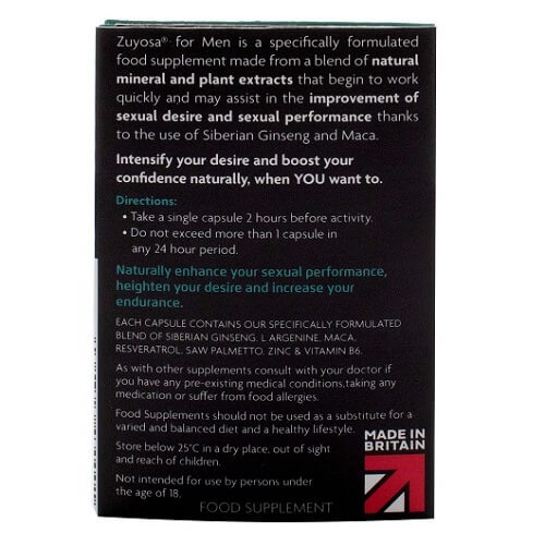 Zuyosa Sexual Vitality Supplement for Men 4 Pack - Image 5