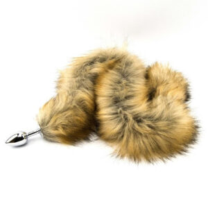 Alternative view of Furry Fantasy Red Fox Tail Butt Plug