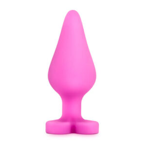 Alternative view of Candy Heart Butt Plug Be Mine Pink
