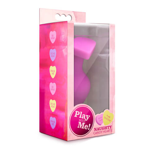 Candy Heart Butt Plug Be Mine Pink - Image 5