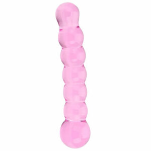 Alternative view of Spectrum Ribbed Glass Dildo