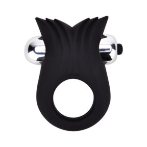 Alternative view of Loving Joy Silicone Vibrating Textured Cock Ring