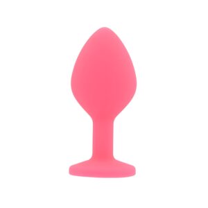 Alternative view of Toosh Pink Silicone Butt Plug Medium